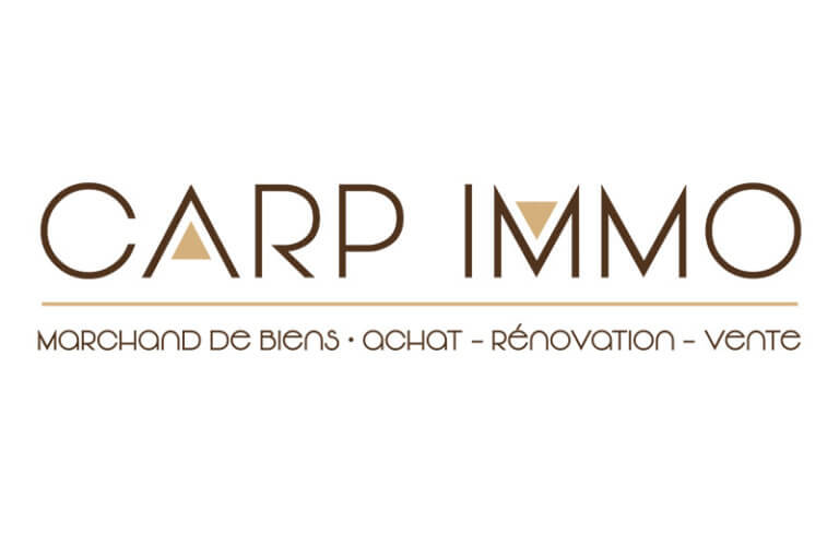 logo Carp Immo par [ De Bouche à Oreille + Citron & co. ]