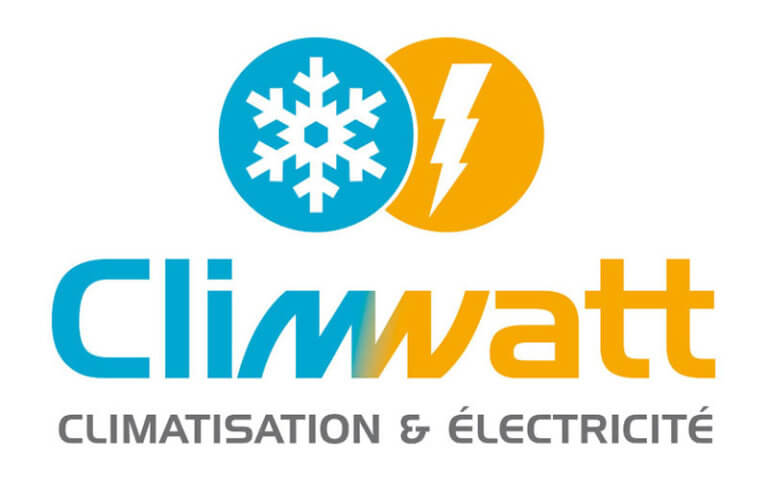 Logo CLIMWATT par [ De Bouche à Oreille + Citron & co ]