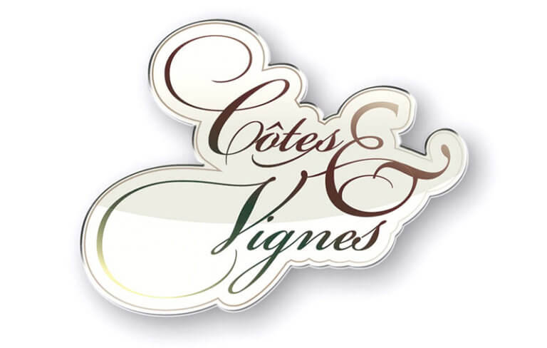 Logo Côtes & Vignes par Citron & co